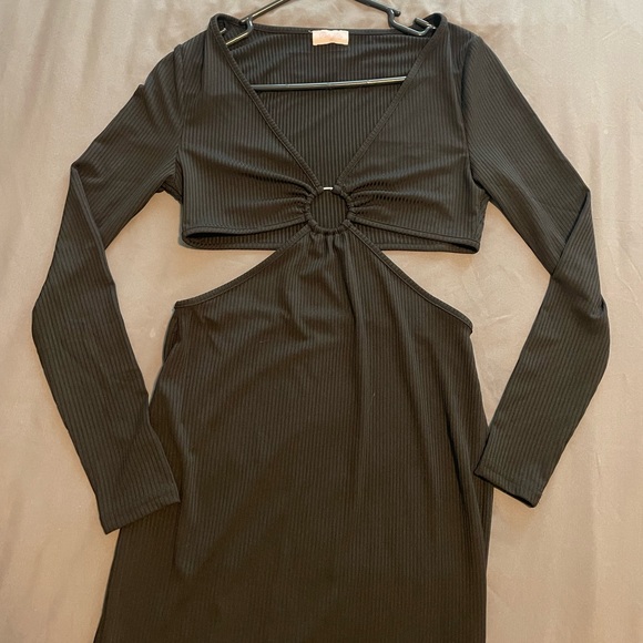 Black Cutout Dress NWOT - Picture 4 of 4